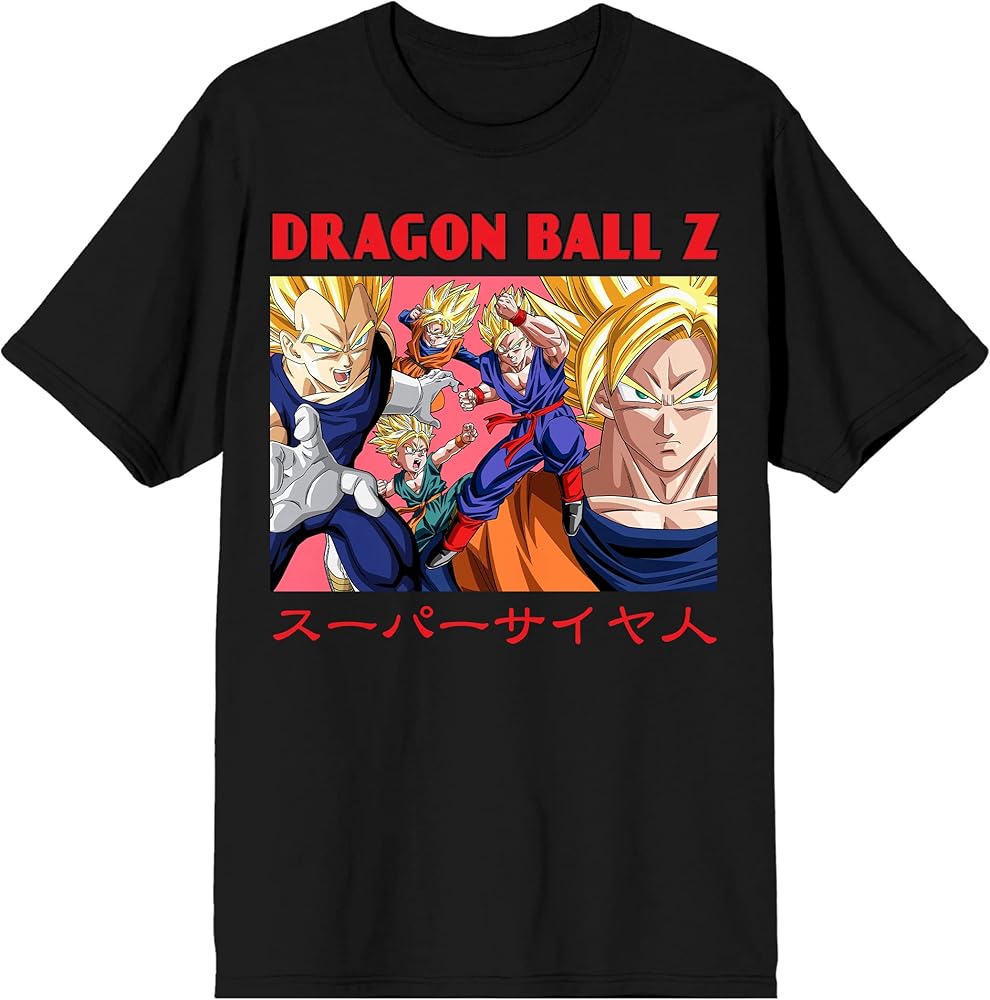 Amazon.com: Dragon Ball Z Super Saiyan Group Art Men's Black Amazon.com: Dragon Ball Z Super Saiyan Group Art Men's Black